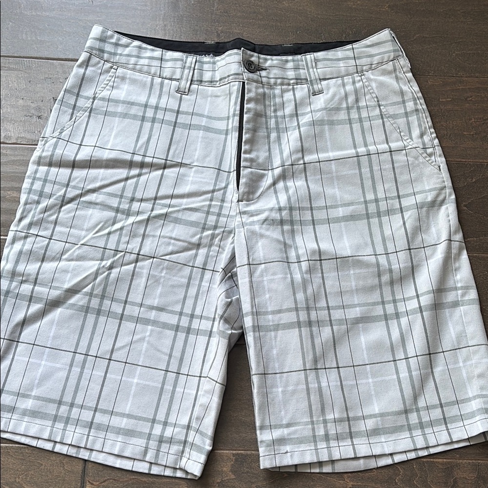 Travis Mathew Gray Flat Front Shorts